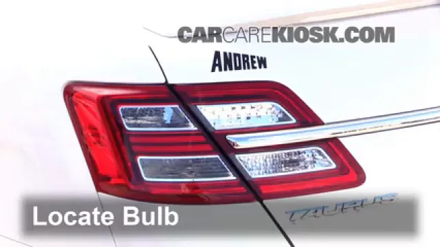 2014 Ford Taurus SHO 3.5L V6 Turbo Éclairage Feu stop (remplacer ampoule)